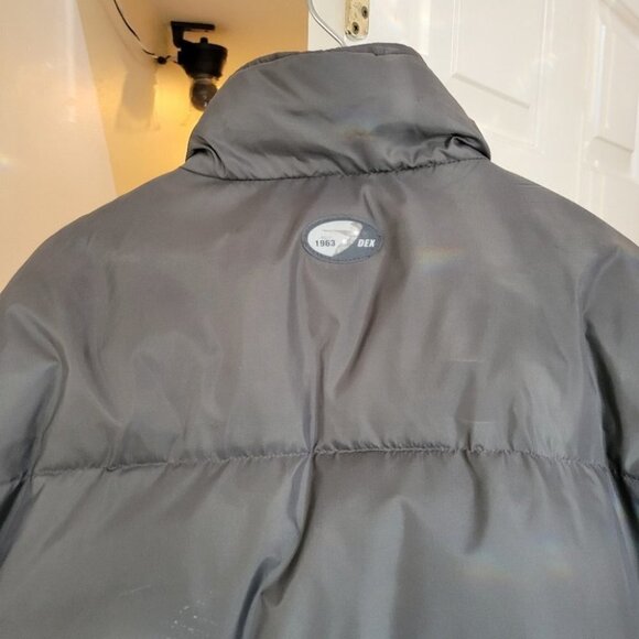 ❤️ 3 for $35 Dex Vintage crop puffer down jacket grey medium 90s y2k - Picture 7 of 14